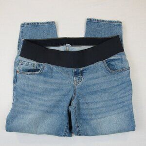 Old Navy Maternity Jean Women's Size 12 Front Low Panel OG Straight Denim